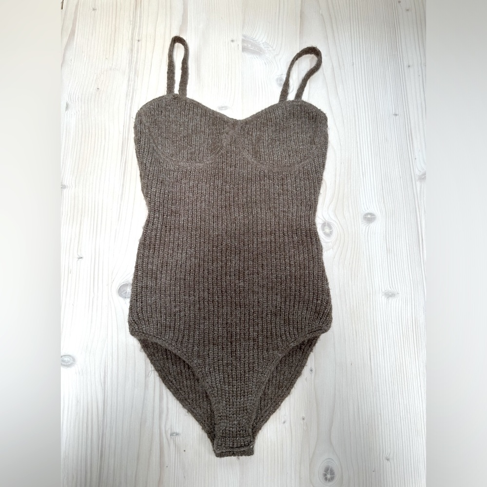 ZARA wool bodysuit